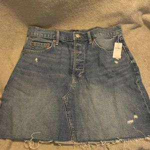 GAP denim mini skirt